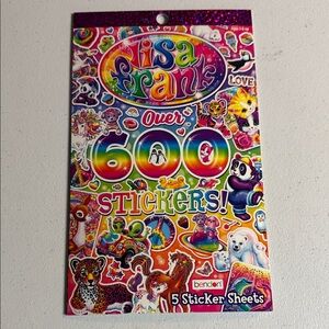 Lisa Frank Vibrant Animal Sticker Collection 600 Stickers